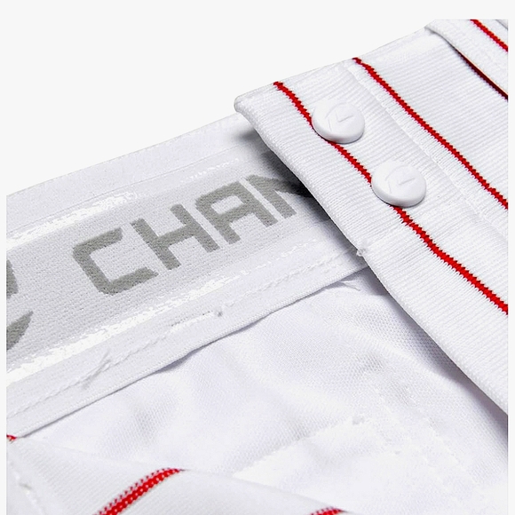 New CHAMPRO Baseball Pants (Knickers)! XL Adult Men. Red/White Stripes. - Picture 6 of 12